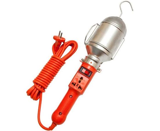 Переносной светильник UNIVersal ТМ c выключателем и розеткой 10м 966U-0210 