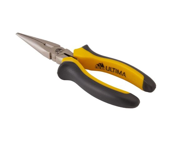 Длинногубцы Ultima 180 мм, прямые, двухкомпонентные рукоятки 126006 