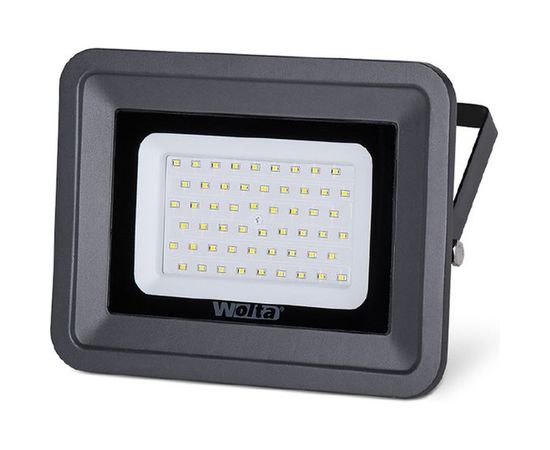 Светодиодный прожектор Wolta 5700K, 50 W SMD, IP 65, цвет серый, слим WFL-50W/06 