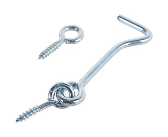 Дверной крюк ЕВРОПАРТНЕР Zn L60 мм 1 шт. 13 0776 1 – изображение 2