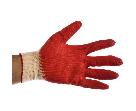 Перчатки хлопчатобумажные с покрытием из латекса (размер L-XL) Мастер Зубр 11458-XL – изображение 3