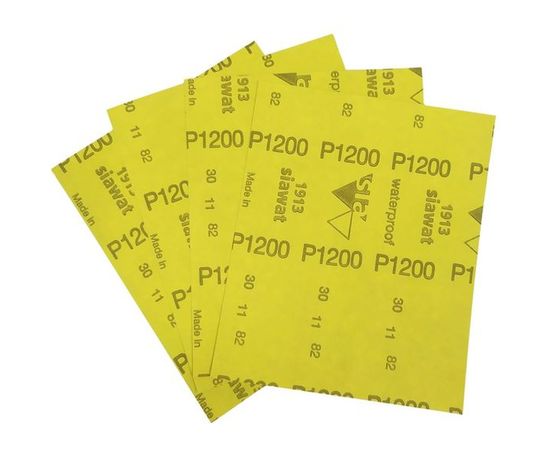 Наждачная бумага водостойкая ABRAFORM HAND SIZE (140x115мм), 4 штуки, P1200 AF-HS-P1200 – изображение 2