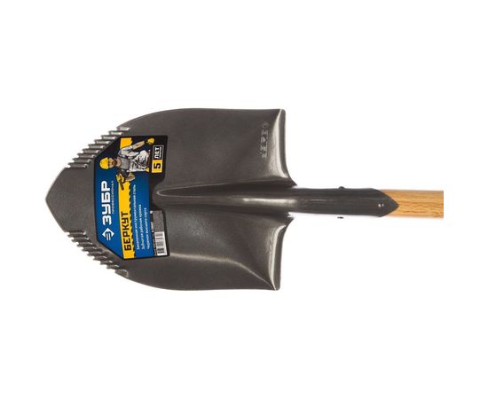 Штыковая лопата Зубр БЕРКУТ деревянный черенок с рукояткой, Профессионал 4-39507_z02 – изображение 2