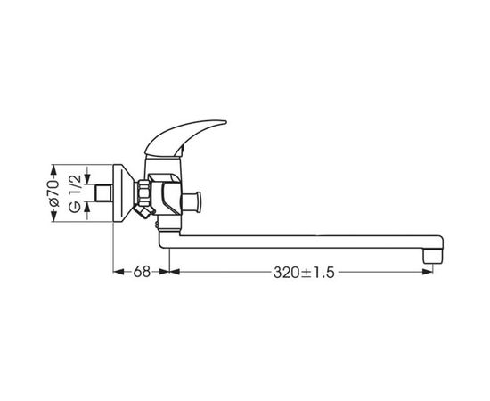 Смеситель для ванны VIDIMA Орион BA005AA – изображение 5
