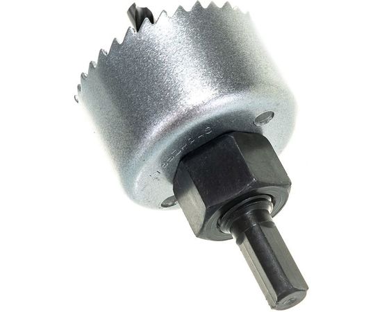 Набор ЗУБР "ЭКСПЕРТ" для врезки замков, коронка по дереву 48мм, державка с центр. сверлом, перьевое сверло 22мм, 3 пред 2954-48-H3_z01 – изображение 2