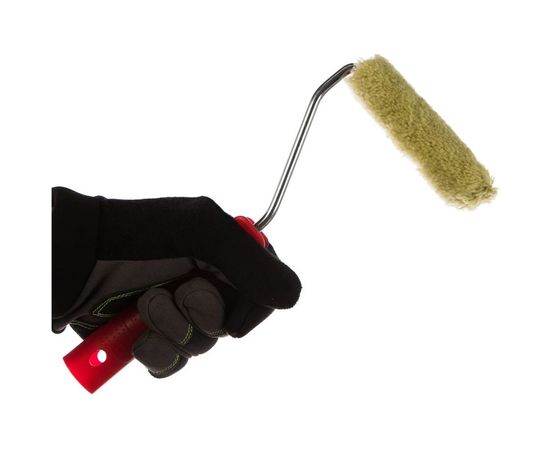 Малярный мини-валик в сборе, бюгель 6мм, 15x100мм Зубр "СИНТЕКС" 03504-10 – изображение 3