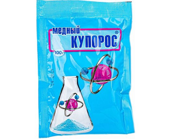 Средство антисептическое для защиты растений Медный купорос 100 г Ваше Хозяйство 4620015696294 – изображение 3
