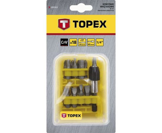 Набор сменных наконечников с держателем TOPEX 39D363 – изображение 3