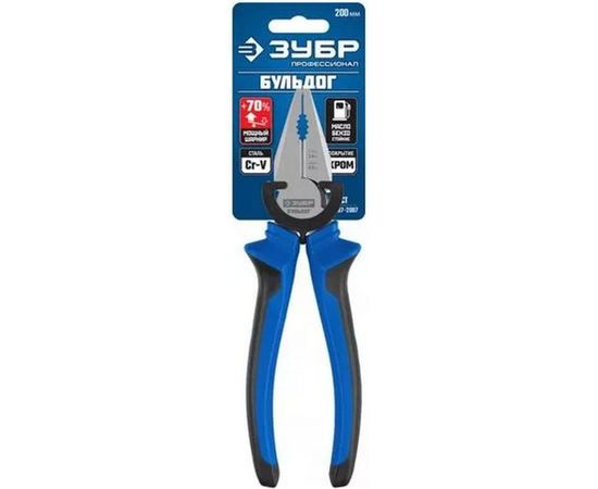 Комбинированные плоскогубцы Зубр БУЛЬДОГ 200 мм, Профессионал 2201-1-20_z02 – изображение 2