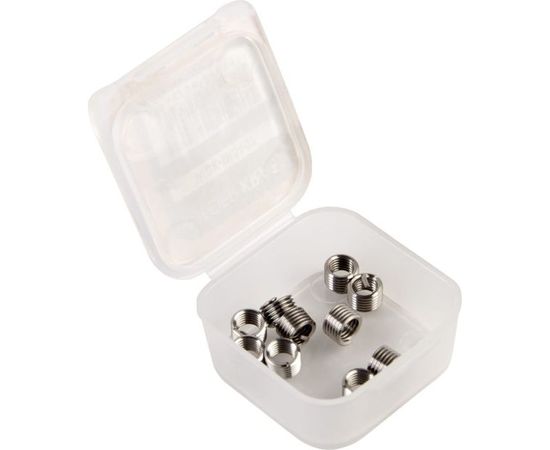 Резьбовые вставки WIEDERKRAFT M4X0.7, 10 предметов WDK-IN0407 – изображение 4