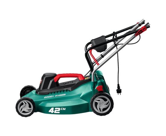Сетевая газонокосилка ЗУБР 2000 Вт ГСЦ-42-2000 – изображение 9