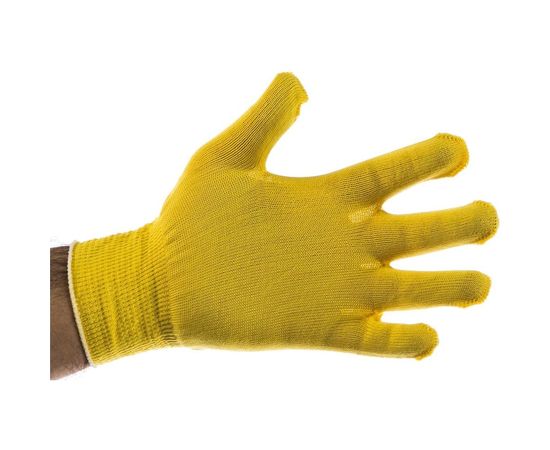 Перчатки Россия нейлон, 13 класс, цвет лимон, L 67822 