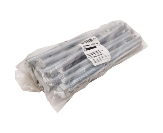 Болт крепежная техника ш\г, полная резьба, DIN 933, 12х200 мм, 15 шт. 493587 БК 