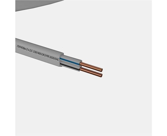 Провод ПУНПбм Мастер Тока 2х2.5 белый 20м МТ1412 – изображение 2