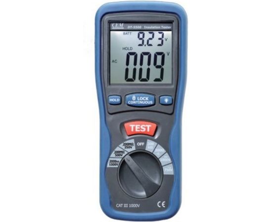 Цифровой тестер изоляции СЕМ DT-5500 480472 – изображение 5