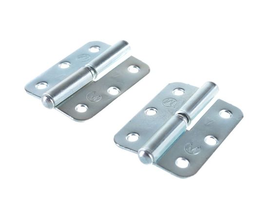 Накладная петля НАКРЕПКО ПН1-70 оцинк, левая, 2шт 114202 – изображение 5