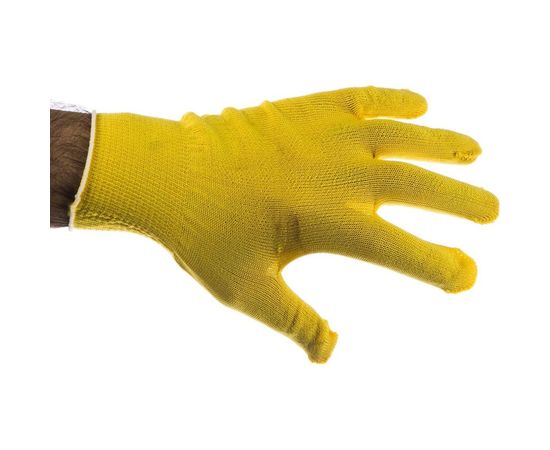 Перчатки Россия нейлон, 13 класс, цвет лимон, L 67822 – изображение 2