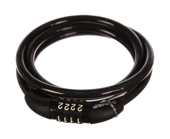 Тросовый кодовый Замок Зубр Стандарт с неизменяемым кодом длина троса 1200 мм d 8 мм 37267-120 – изображение 2