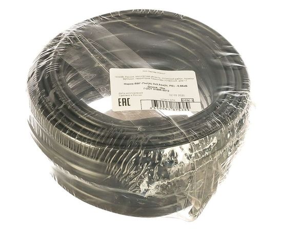 Кабель Партнер-Электро ВВГ-Пнг/А/ 3х2,5 ГОСТ (10м) P111G-03NG06RE1-C010 – изображение 2