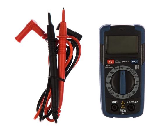 Карманный цифровой мультиметр СЕМ DT-105 480151 – изображение 2