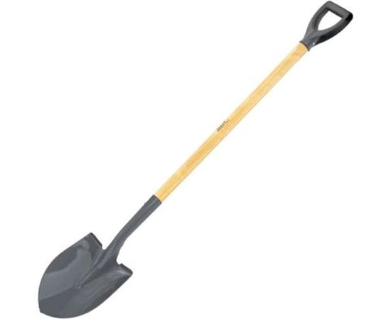 Штыковая лопата для сыпучих грузов, лакированный черенок СИБРТЕХ 61456 – изображение 3