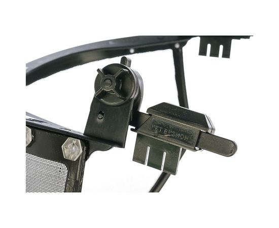 Защитный лицевой щиток с креплением на каске РОСОМЗ КС/Л СТАЛЬ 04416 – изображение 2