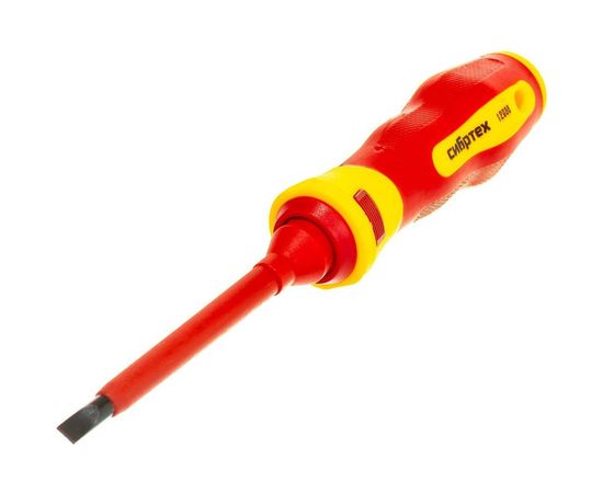 Диэлектрическая отвертка со сменными жалами СИБРТЕХ до 1000В 9 предметов 12938 – изображение 6