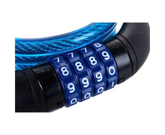 Тросовый кодовый Замок Зубр Профессионал с изменяемым кодом длина троса - 1200 мм d 10 мм 37262-120 – изображение 2