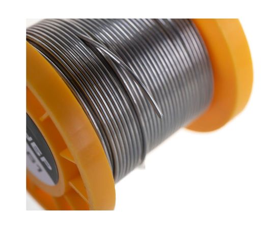 Припой ПОС 61 (1 мм; 100 г; трубка с канифолью) Зубр 55450-100-10C – изображение 4