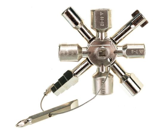 Универсальный ключ для электрошкафов КОБАЛЬТ 10 профилей 792-926 – изображение 8