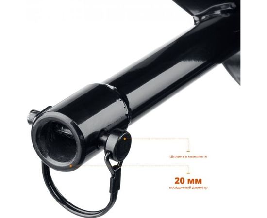 Шнек для мотобуров, грунт, 60 мм, однозаходный, Зубр 7051-6 – изображение 2