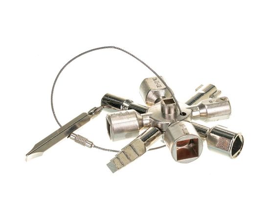 Универсальный ключ для электрошкафов КОБАЛЬТ 10 профилей 792-926 – изображение 4