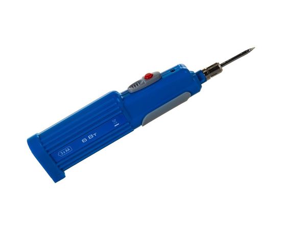 Паяльник Зубр ПРОФЕССИОНАЛ беспроводной на батарейках, высокотемпературное жало, 3xAA, 6Вт 55410_z01 – изображение 8