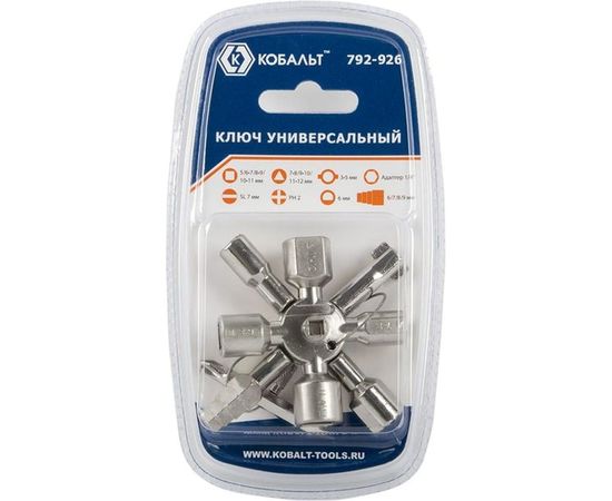 Универсальный ключ для электрошкафов КОБАЛЬТ 10 профилей 792-926 – изображение 7