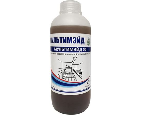 Щелочной удалитель жира, копоти, сажи Мультимэйд 55, 1л, концентрат 02949 