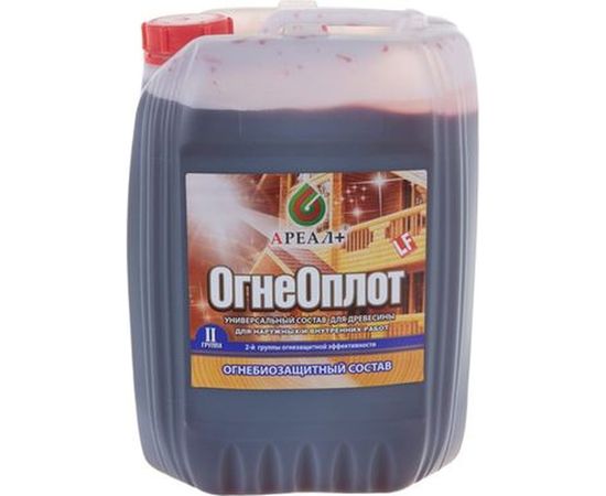 Огнебиозащитный состав Ареал+ ОгнеОплот2 КОЛОР канистра 10 л А-451 