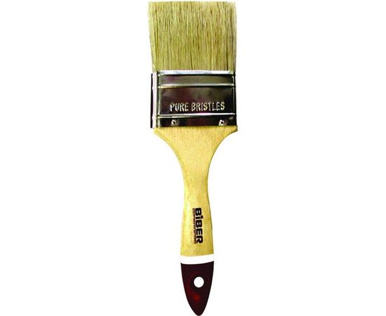 Кисть Профи (флейцевая, натуральная щетина, деревянная рукоятка) 25мм Biber 31151 тов-001975 