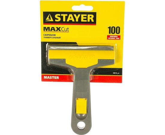 Универсальный скребок STAYER MASTER пластмассовый корпус, 100мм 08515_z01 
