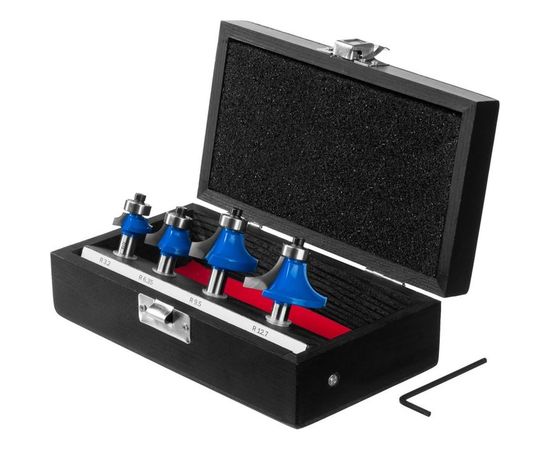 Набор фрез по дереву (4 шт; хвостовик 8 мм) Зубр 28795-H4-2 