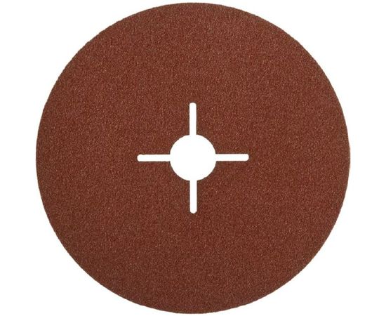 Круг шлифовальный ПРОФИ фибровый (5 шт; 125х22 мм; P40) для УШМ Зубр 35585-125-040 