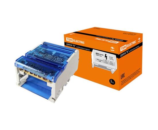 Шина TDM N нулевая на DIN-рейку в корпусе 4х7групп SQ0801-0009 