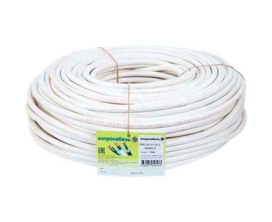 Провод ЭлПроКабель гибкий круглый ПВС 3х2,5 100м ГОСТ 4630017848133 