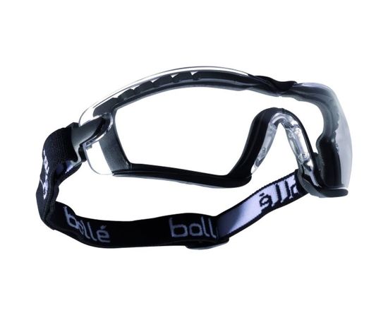 Открытые очки Bolle COBRA, clear ремешок + обтюратор PLATINUM COBFSPSI 