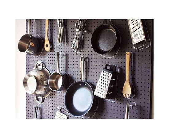 Перфопанель 1200х595х5мм, черная ESSE ST013P – изображение 2