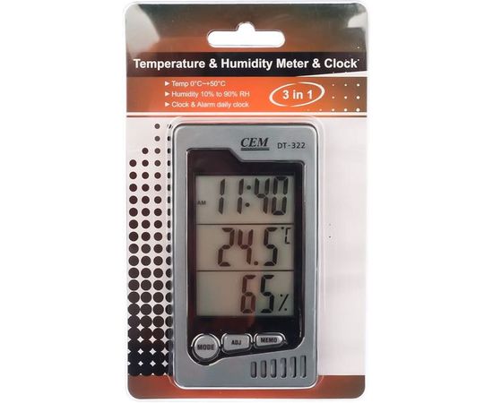 Термо-гигрометр СЕМ DT-322 481707 – изображение 5