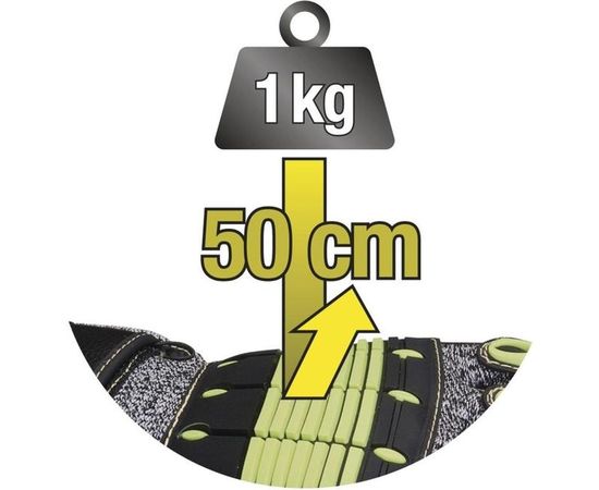 Антивибрационные перчатки Delta Plus VV904 NYSOS р.11 VV904JA11 – изображение 5