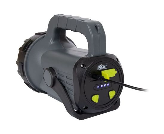 Ручной светодиодный аккумуляторный фонарь прожектор KRAFT 5W KT 835900 – изображение 8