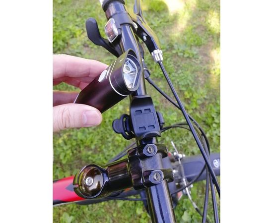 Фонарь ЯРКИЙ ЛУЧ V-330 велосипедный 2xCREE XPG 330лм – изображение 5