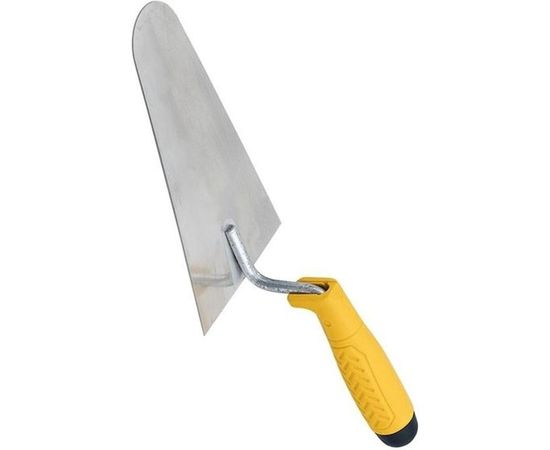 Полукруглая кельма нержавеющая сталь пластиковая рукоятка BIBER 160мм /50/ тов-191424 