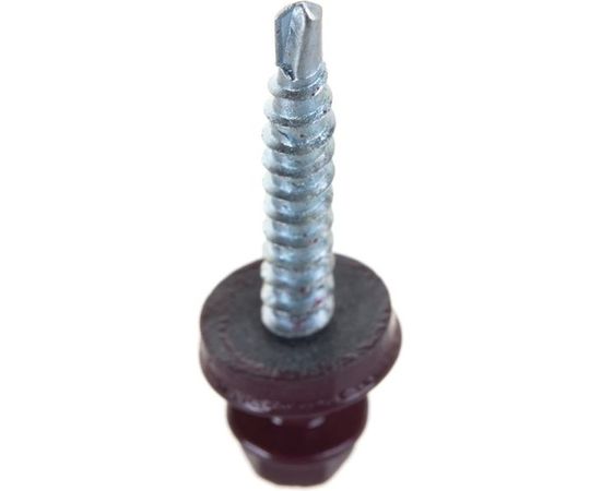 Кровельный саморез BARTEX красный 4.8х38 пакет 15шт 211736 